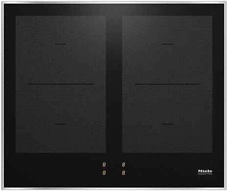 Miele Einbau-Induktionsfeld KM 7005 FR (schwarz-edelstahl) 3 Jahre Premiumshop Garantie