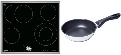 Neff Autark-Glaskeramikfeld TMK1670 (T16BT70N0K+Z9451X0) (edelstahl-schwarz)