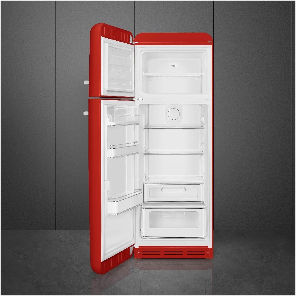 SMEG Stand-Kühl-Gefrierkombination FAB30LRD5 (rot)