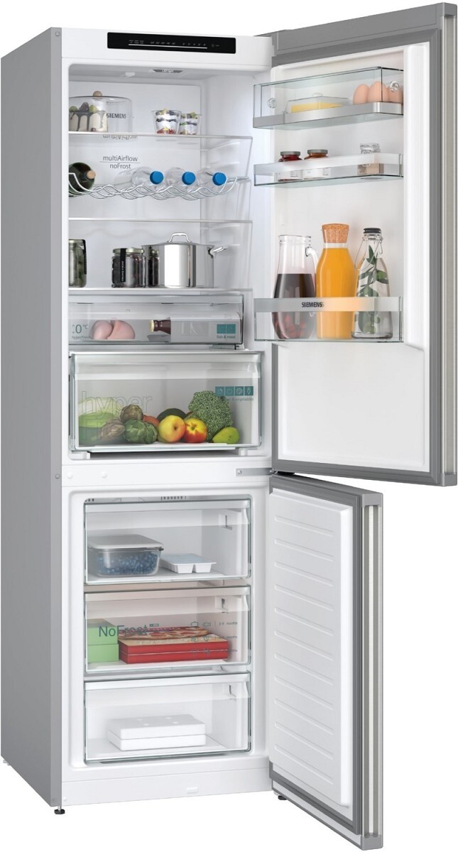 Siemens Stand-Kühl-Gefrierkombination KG36NEICF (Edelstahl Cleansteel)