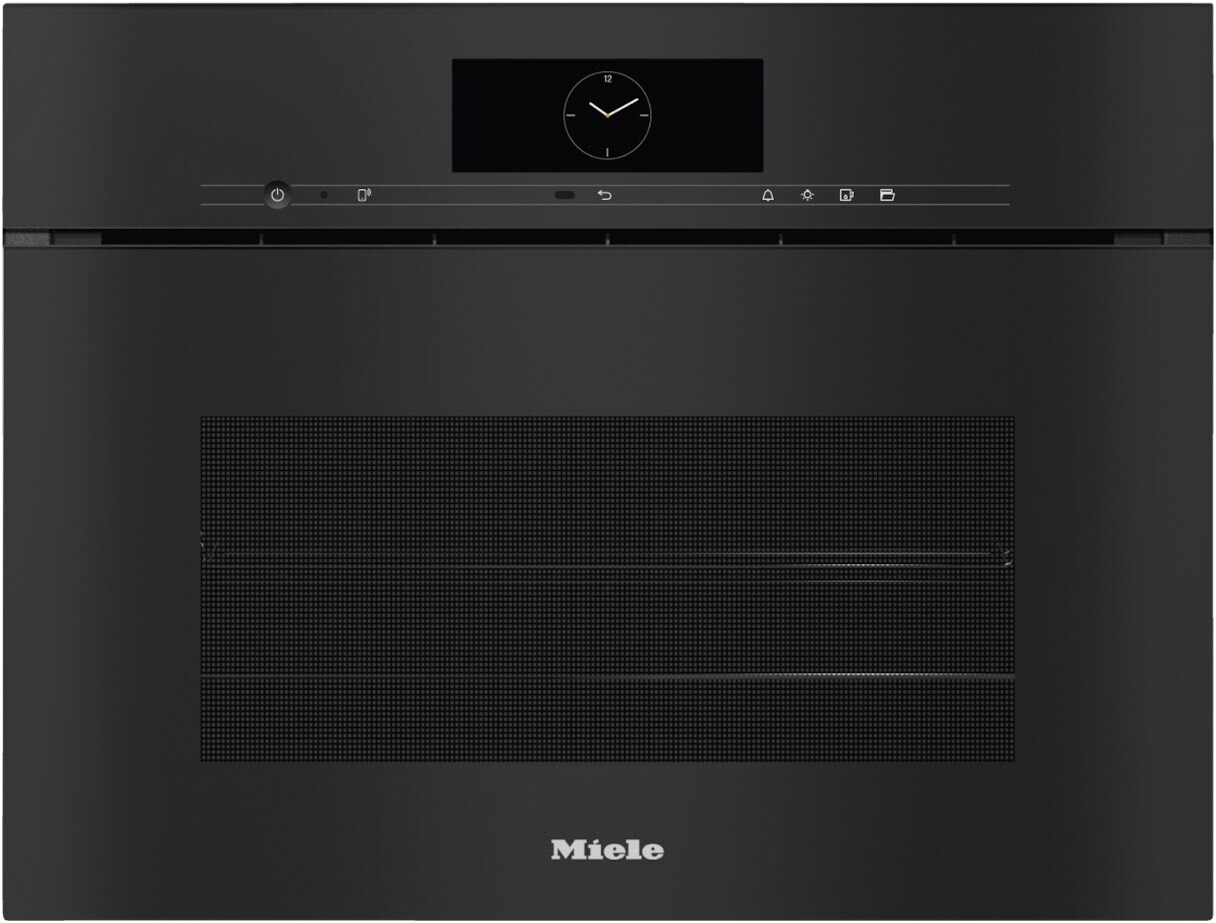 Miele Einbau-Elektro-Backofen mit Dampfgarer DGC 7845 HCX Pro (Grifflos) (obsidianschwarz) 3 Jahre Premiumshop Garantie