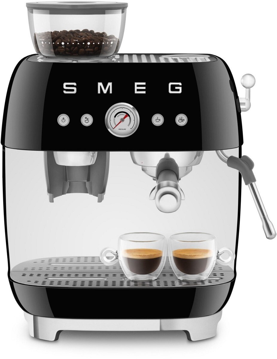SMEG Siebträgermaschine EGF03BLEU (schwarz)