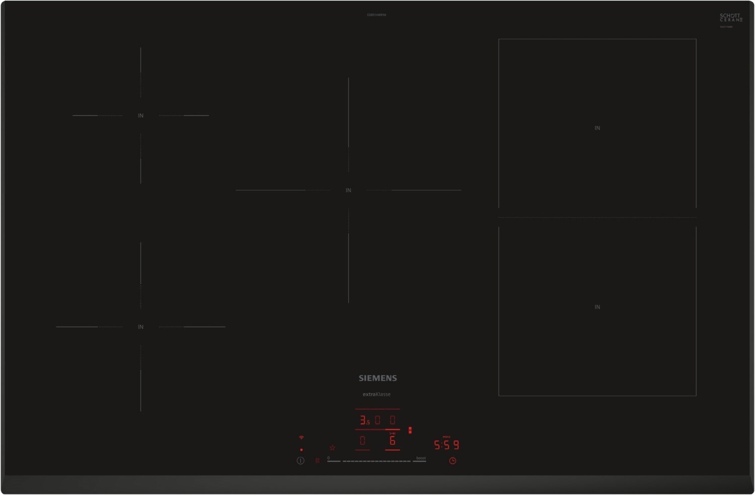 Siemens Autark-Induktionsfeld ED851HWB1M (rahmenlos)
