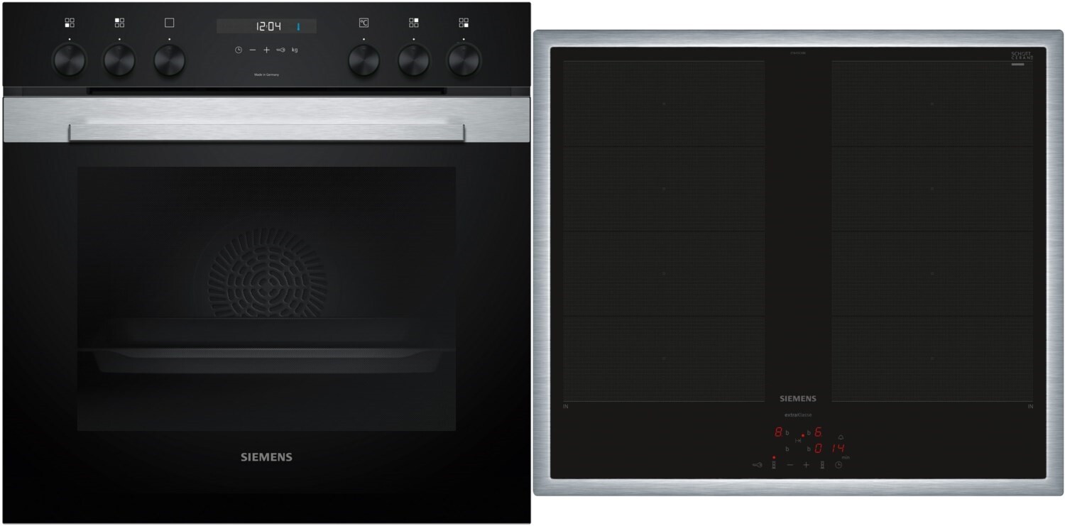 Siemens Geräte-Set MKE3VC64 (HE317GAS4 + EY645CXB6M)
